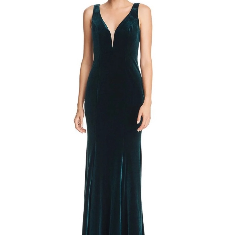 Aqua Forrest Green Gown